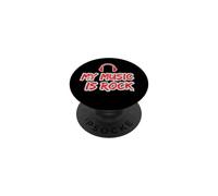 My Music Is Rock Vintage Auriculares Retro Rock Music PopSockets PopGrip Adhesivo