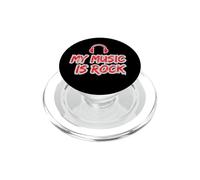 My Music Is Rock Vintage Auriculares Retro Rock Music PopSockets PopGrip para MagSafe