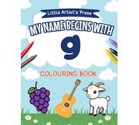 My Name Begins with G: A Personalised Colouring Book for Toddlers | Easy and Fun Colouring Pages for Children | My First Colouring Book