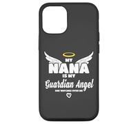 My Nana Is My Guardian Angel She Watches Over Me In Memory Carcasa para iPhone 12/12 Pro