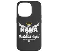 My Nana Is My Guardian Angel She Watches Over Me In Memory Carcasa para iPhone 14 Pro