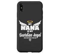 My Nana Is My Guardian Angel She Watches Over Me In Memory Carcasa para iPhone XS Max