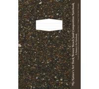 My Nature's Art Dark Brown Beach Sand Composition Notebook: Purple & Peach Shell on Dark Brown Beach Sand Photo, Wide Rule, 80 Pages