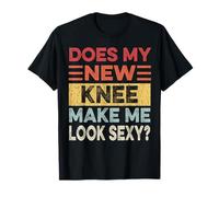 My New Knee Gift Funny Rodilla Reemplazo Retro Cirugía Broma Camiseta