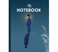My Notebook: Aesthetic Journal with Dreamy Night Sky & Reflection Cover (120 Pages, Lined Paper)