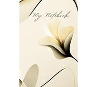 My Notebook, Premium A5 Notebook, Lined 200 pages. Ideal for work, study, gift.