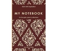 My Notebook - Vintage Grid Journal, 6 x 9 inches: Minimalist design with 5mm grid, goals section, and timeless vintage look