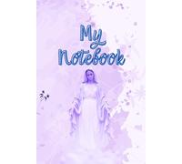 My Notebook: Virgin Mary colorful cover and interior design 6x9 inc