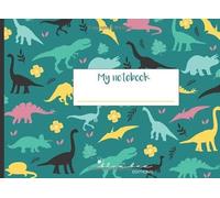 My notebook: Writing Practice Notebook: Cuaderno con pauta Montessori - Montessori-style lined notebook - Dino (cuadernos pauta montessori)
