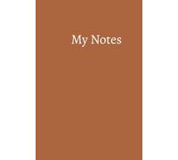 My Notes: Minimalist Brown Notebook for Believers