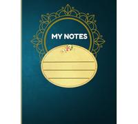 My Notes Notebook: Aesthetic 8.5 × 11 Lined Journal for Writing, Ideas & Daily Reflections