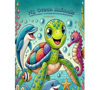 My Ocean Animals: Ocean Mandalas - A Coloring and Learning Book for Kids aged 5+