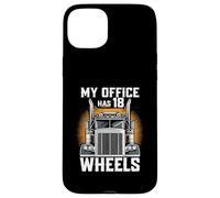My Office Has 18 Wheels Semi Truck Driver Work Carcasa para iPhone 15 Plus