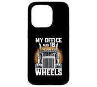 My Office Has 18 Wheels Semi Truck Driver Work Carcasa para iPhone 15 Pro