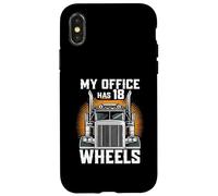 My Office Has 18 Wheels Semi Truck Driver Work Carcasa para iPhone X/XS