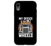 My Office Has 18 Wheels Semi Truck Driver Work Carcasa para iPhone XR