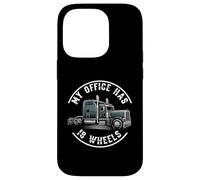 My Office Has 18 Wheels Trucker Semi Truck Driver Carcasa para iPhone 14 Pro