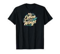 My Office Has Wings Remote Work Travel Freedom Camiseta