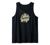 My Office Has Wings Remote Work Travel Freedom Camiseta sin Mangas