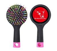 My Only Curse Is You Art Deco - Cepillo de pelo para desenredar el cabello, base de cojín