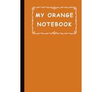 My Orange Notebook: Cute Pink and Orange Checkered Aesthetic Journal for Teen Girls | Preppy Wide Ruled Student School Supplies | 120 Pages