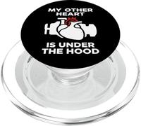 My Other Heart Is Under The Hood Quote PopSockets PopGrip para MagSafe