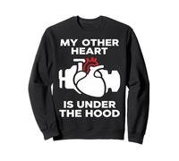 My Other Heart Is Under The Hood Quote Sudadera