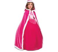 My Other Me - Accesorio Disfraz Capa unisex infantil rosa con capucha Fantasía Princesa talla única. Perfecta para añadir un toque de cuento a cualquier disfraz o fiesta infantil