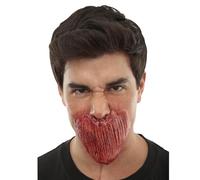 My Other Me - Aplicación unisex adulto beige boca cerrada. Aporta un acabado aterrador para un maquillaje de miedo realista