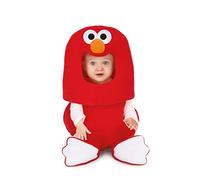 Disfraz para Bebés My Other Me Elmo Sesame Street Rojo (3 Piezas) - Talla: 12-24 Meses