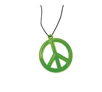 My Other Me-Bisutería Viving Costumes Collar hippie de 18 cm, 6 colores surtidos, liso, multicolor, MOM01455