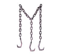 My Other Me - Cadena con ganchos gris 180 x 55 x 5 cm. Un complemento siniestro que añade un aire macabro a cualquier decoración de terror