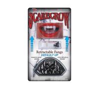 My Other Me - Colmillos retráctiles unisex adulto blancos. Un detalle tétrico que hará tu caracterización más impactante en fiestas temáticas