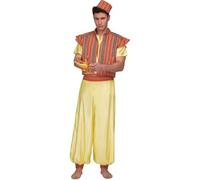 My Other Me - Disfraz Aladino hombre talla M/L adulto naranja y amarillo