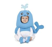 My Other Me Disfraz Bebé Balloon Ballena Talla 7-12 Meses Azul