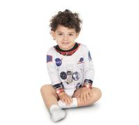 My Other Me - Disfraz camiseta de Astronauta unisex para bebé con camiseta estampada en blanco talla 12 meses. Explora el espacio desde temprana edad.