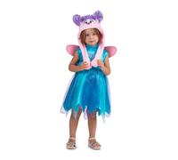 My Other Me - Disfraz de Abby Surprise para niña azul y rosa con vestido, sombrero con movimiento y alas talla 12-24 meses Dale alas a su imaginación.