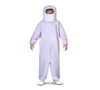 My Other Me disfraz de among us para adulto impostor varias tallas y colores (BLANCO, XXL)