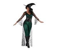 My Other Me Disfraz de Bruja del Aquelarre Verde M