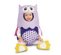 My Other Me - Disfraz de Búho para bebé unisex con traje, gorro y patucos en color morado talla 0-6 meses Transforma las primeras aventuras en un bosque de fantasía.