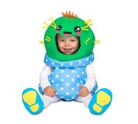 My Other Me - Disfraz de Cactus para bebé unisex azul y verde con traje, gorro y patucos talla 12-24 meses. Explora un mundo lleno de suavidad y sonrisas