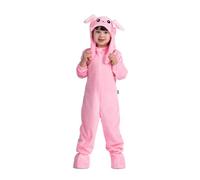 My Other Me - Disfraz de Conejo infantil unisex en rosa con mono, gorro con movimiento de orejas, patucos y cola talla 5-6 años Ideal para convertirse en el conejito más dulce de la fiesta.