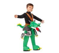 My Other Me - Disfraz de Dragón unisex con pantalones con personaje en color verde para bebé talla 12-24 meses. Vuela en tus sueños con un toque de fantasía
