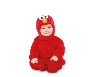 My Other Me - Disfraz de Elmo unisex para bebé en rojo con traje y gorro talla 0-6 meses ¡Un toque de ternura para cualquier ocasión!