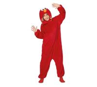 My Other Me - Disfraz de Elmo unisex rojo con traje y gorro talla 5-6 años ¡Sorprende a todos con este tierno personaje de tu infancia!