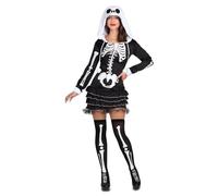 My Other Me - Disfraz de esqueleto descarada, para adultos, talla S (Viving Costumes MOM02271)