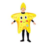 My Other Me - Disfraz de Estrella de Mar unisex infantil amarillo con gorro y vestido talla 10-12 años. Brilla en el océano de la diversión en tu próxima fiesta