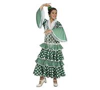 My Other Me - Flemish Giralda Costume for Girl, Green (viving Costumes) 3-4 años