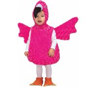 My Other Me - Disfraz de Flamenco rosa para bebé unisex con vestido, gorro, patucos y alas talla 12-24 meses. Perfecto para una divertida fiesta de disfraces familiares