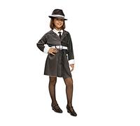 My Other Me - Disfraz de Gánster para niñas, talla 3-4 años (Viving Costumes MOM00493)